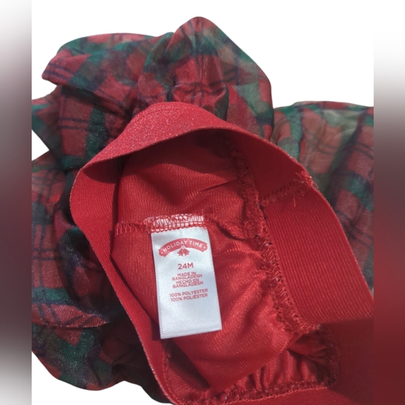 Holiday Time Plaid Red Skirt Size 24 Months. - Picture 6 of 6
